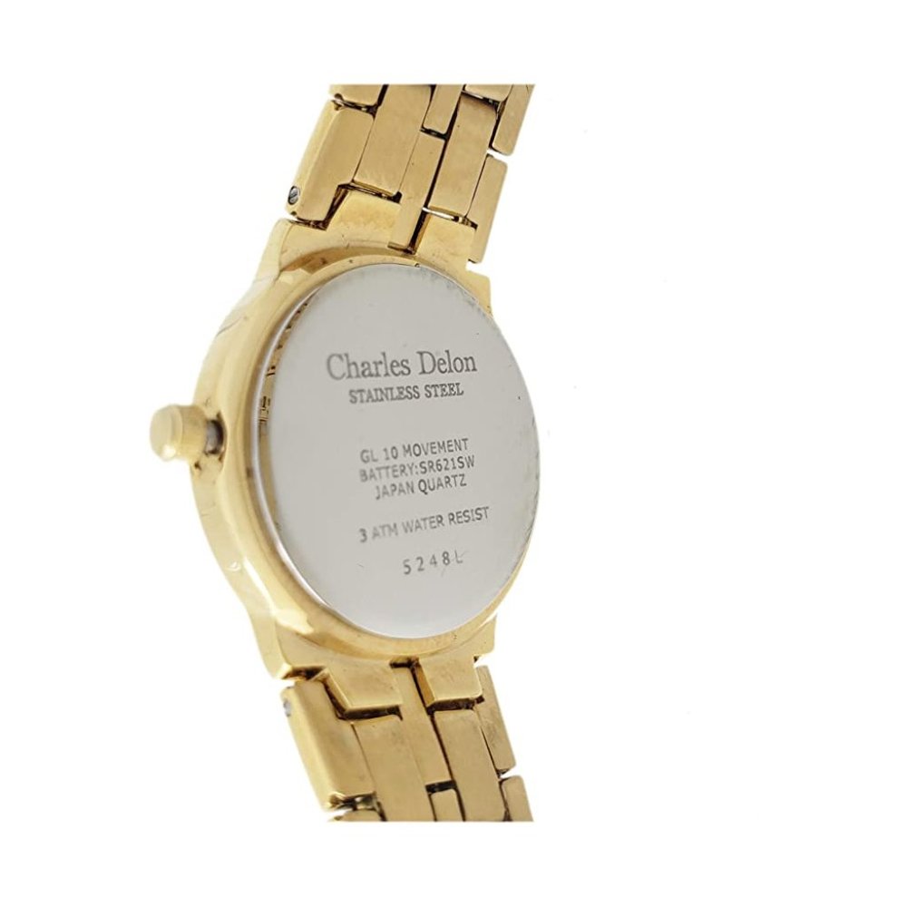 Charles Delon Dress/Formal Style Gold Watch - Picture 2 of 3